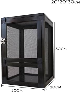 Amazon | スクリーンテラリウム、ホワイト、ブラック ペット